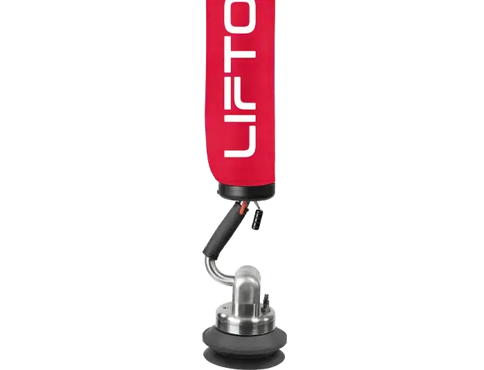 Tube de levage Liftop avec préhenseur à ventouse pour la manutention de cartons